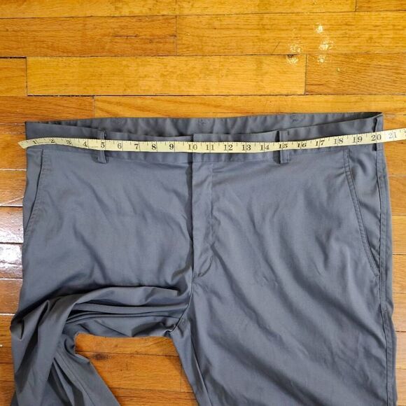 Nike Golf 40 x 32 Gray Dri-Fit Tour Performance  Flat Front Dress Pants - Picture 5 of 8